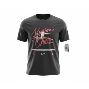 Nike Jordan Chiles Gymnastics Graphic T-Shirt Black Loose Fit Men's Medium NWT